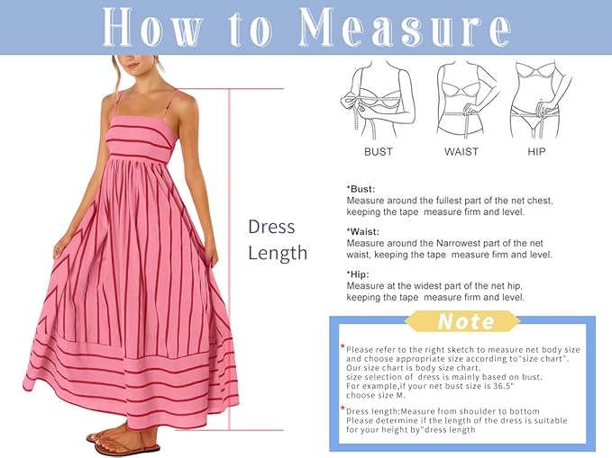 chouyatou Women’s Striped Maxi Dress Spaghetti Strap Cut Out Flowy Long Dress