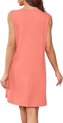 Summer Dresses for Women Sleeveless Lace CrewneSummer Dresses for Women Sleeveless Lace Crewneck Sundress (S-3XL)ck Sundress (S-3XL)